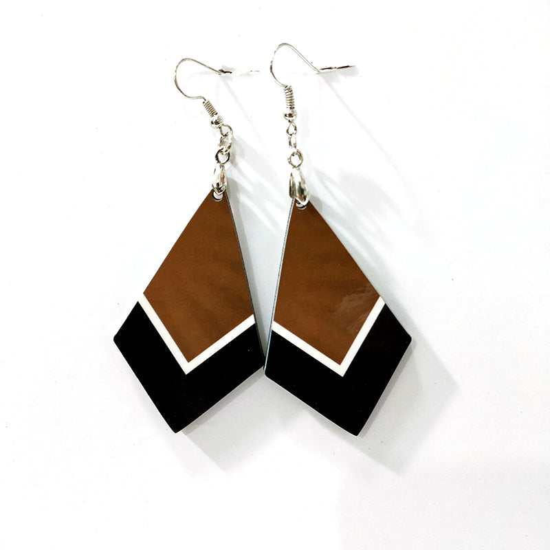 DolweJoy Sublimation Earring Blanks,50 Pcs Sublimation Blanks Bulk,MDF Wood Sublimation Earrings Blank with Protective Film,Sublimation Blanks