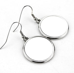Sublimation Round Earrings