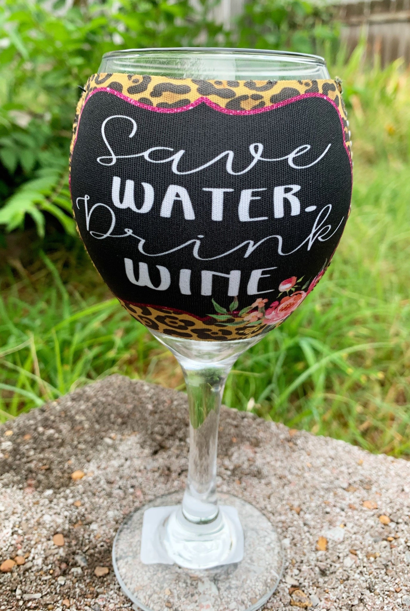 Sublimation Neoprene Wine Glass Koozie
