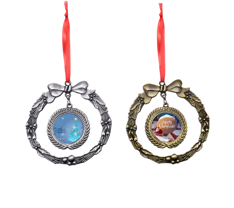 Floating Circle Christmas Ornament
