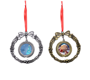 Floating Circle Christmas Ornament