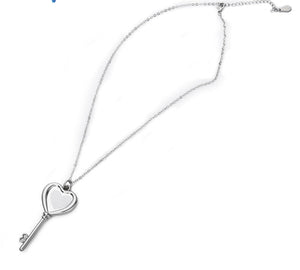 Heart Key Necklace