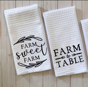 Waffle Tea Towel for Sublimation