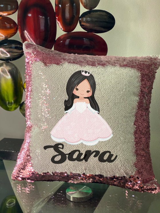 Customized Fairy Tales Reversible Sequin Pillows