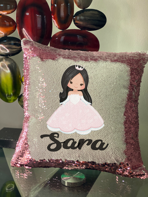 Customized Fairy Tales Reversible Sequin Pillows