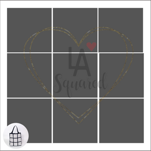 9-Panel Tote Bag Template