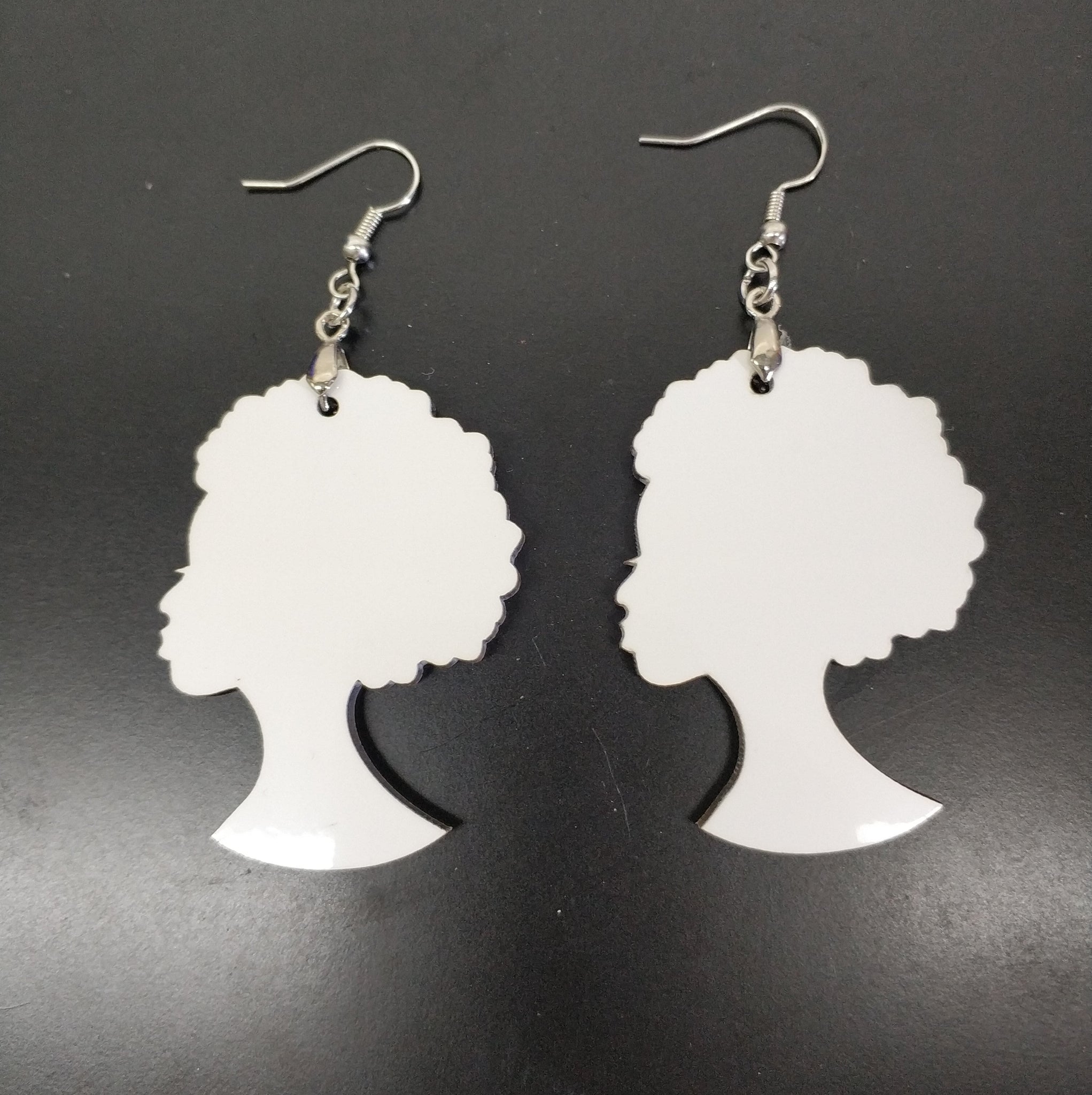 2-sided BOHO Earrings Sublimation Blank (2 pcs) + Hanging Hardware.  Laserable!