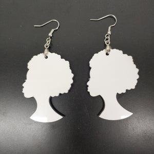 Double Sided MDF Sublimation Blank Earrings