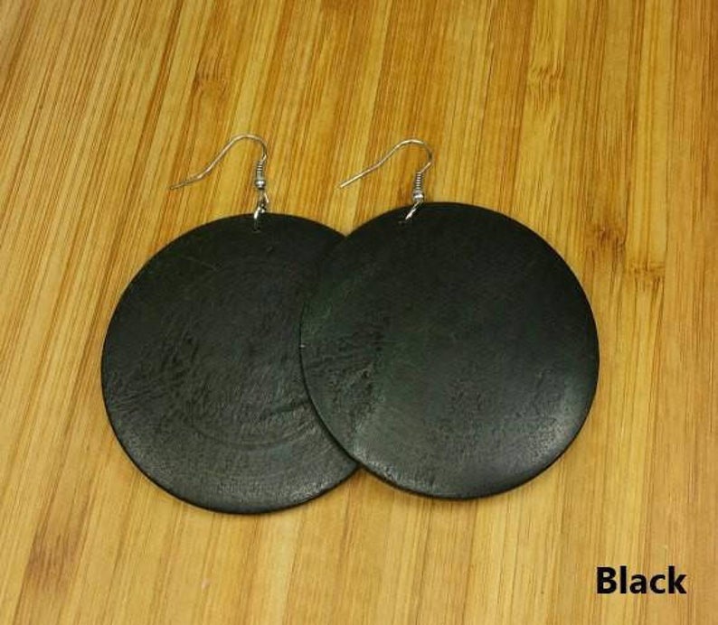 Wooden Blank Earrings