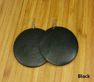 Wooden Blank Earrings
