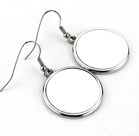 Sublimation Round Earrings