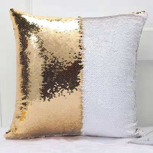 Reversible Sequin Sublimation Pillow Case 16 x 16