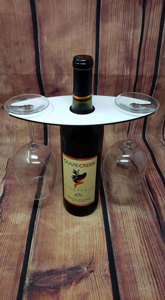 2 Glass Wine Caddy for Sublimation
