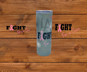 Customized Breast Cancer Tumbler