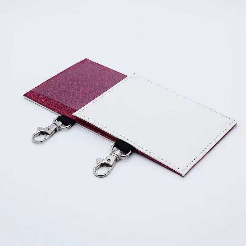 Pink Glitter ID Card Holder
