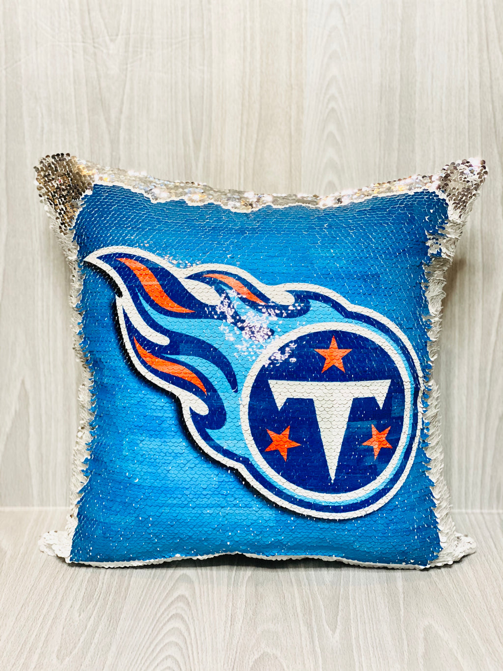 Customized Sports Team Reversible Sequin Pillows