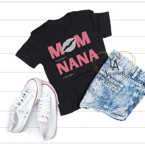 Customized Mom/Grandma t-shirt