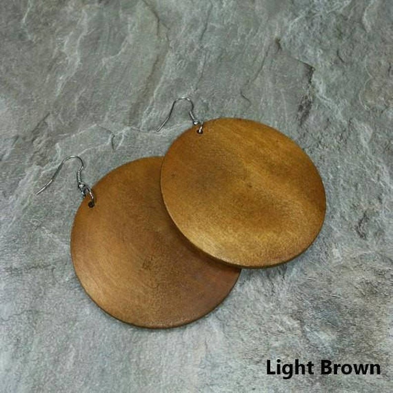 Wooden Blank Earrings