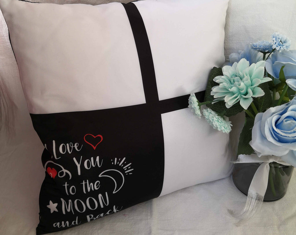 I Love You To The Moon & Back 4 Panel Pillow