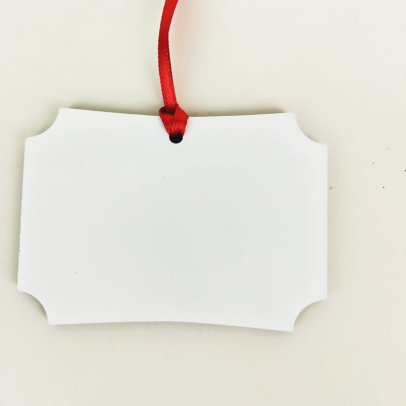Wavy MDF Sublimation Ornament