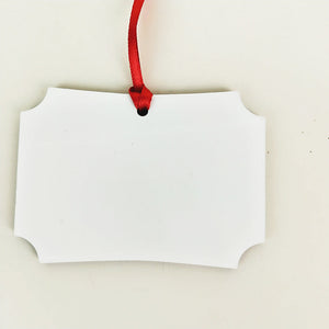 Wavy MDF Sublimation Ornament
