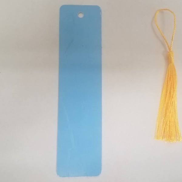 2x8 Aluminum Sublimation Rounded Top Bookmark