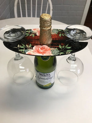 2 Glass Wine Caddy for Sublimation